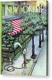 Sidewalk Cafe Acrylic Prints