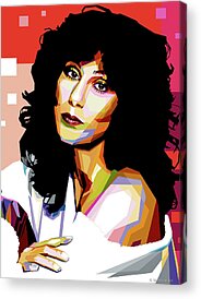 Cher Acrylic Prints