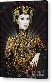 Chinese Beautiful Woman Acrylic Prints