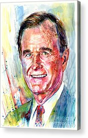 George Bush Acrylic Prints