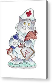 Hot Nurses Acrylic Prints