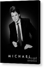Michael J Fox Acrylic Prints