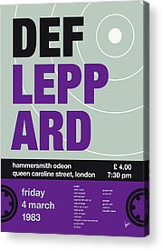 Def Leppard Acrylic Prints