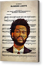 The Weeknd Acrylic Blocks for Sale