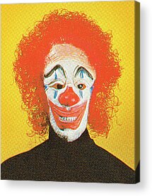 Creepy Clown Acrylic Prints