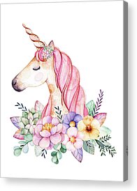 Unicorns Fantasy Acrylic Prints
