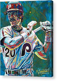 National Leagues Most Valuable Player Award Paintings Acrylic Prints