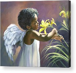 Infant Paintings Acrylic Prints