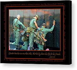 Vietnam Veterans Memorial Acrylic Prints