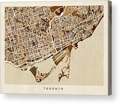 Designs Similar to Toronto Street Map #2