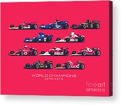 Formula 1 World Championship Acrylic Prints