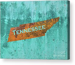 Franklin Tennessee Mixed Media Acrylic Prints