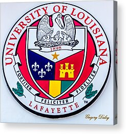 University Of Louisiana At Lafayette Ul Lafayette Acrylic Prints