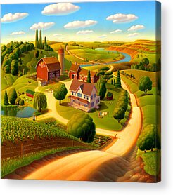 Farm Acrylic Prints