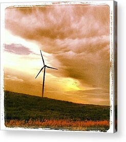 Wind Turbines Acrylic Prints