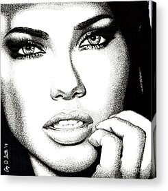 Adriana Lima Drawing by sinjinphom on DeviantArt
