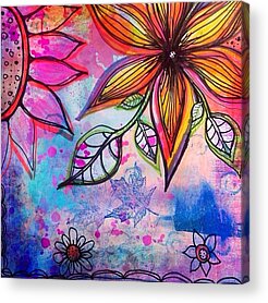 Doodle Acrylic Prints