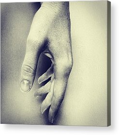 Fingers Acrylic Prints