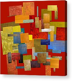 Abstract Rectangle Patterns Acrylic Prints