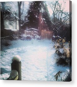 Snow Scene Acrylic Prints