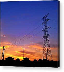 Transmission Lines Acrylic Prints