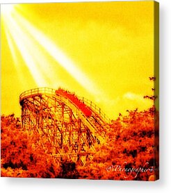 Rollercoaster Acrylic Prints