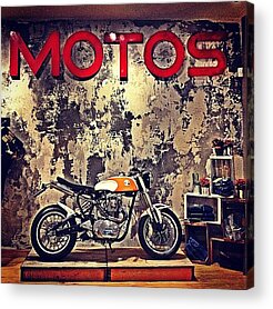 Classic Motorcycles Acrylic Prints