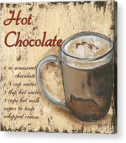 Chocolate Recipes Acrylic Prints