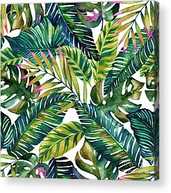 Tropical Plants Acrylic Prints