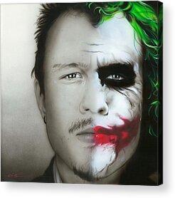 Heath Ledger Acrylic Prints