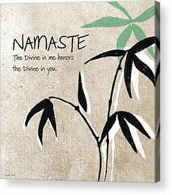 Namaste Acrylic Prints