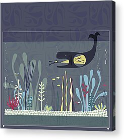 Aquarium Fish Acrylic Prints