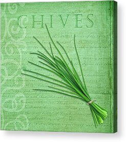 Green Chives Acrylic Prints