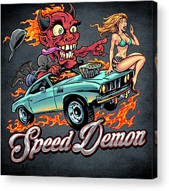 Speed Demon Acrylic Prints