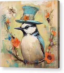 White-breasted Nuthatch Acrylic Prints