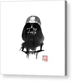 Darth Vader Drawings Acrylic Prints