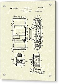 Film Camera 1935 Patent Art Drawing by Prior Art Design