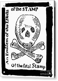 act stamp cartoon 1765 acrylic print granger