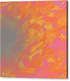Confetti Donut Abstract Andee Design 2020 Acrylic Print by Andee Design