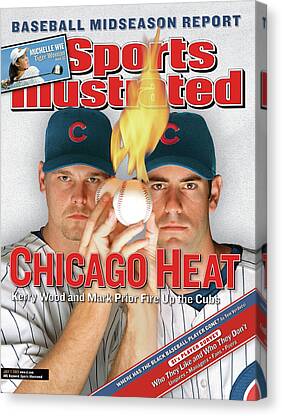 Sports Illustrated Covers Fire Canvas Prints