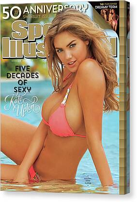 Sports Illustrated Covers Pink Canvas Prints