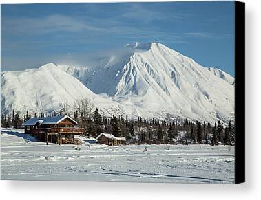 Designs Similar to Log Cabins On Frozen Lake Shore