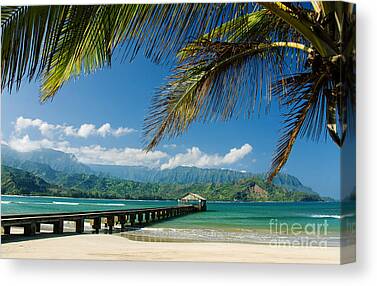 Hanalei Pier Canvas Prints