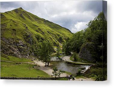 Stepping Stones at Dovedale Derbyshire Photo Print ready mounted 10x8 inch