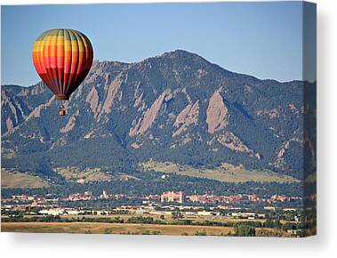 Hot Air Balloons Colorado Nature Canvas Prints