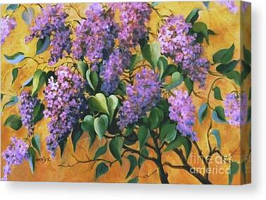 Brunch Of Lilac Canvas Prints