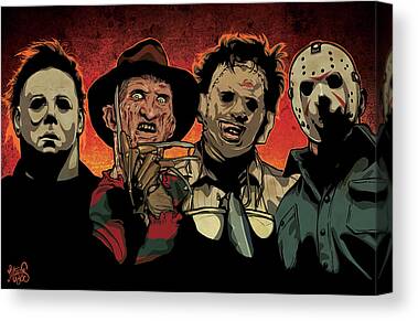 Scary Canvas Prints
