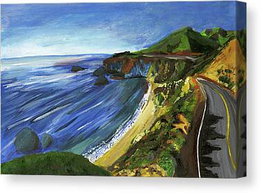 Highway 8 Canvas Prints