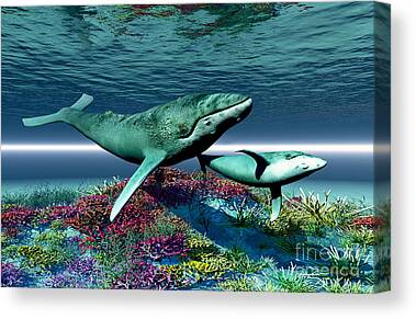 Whale Songs - Sojourn Jigsaw Puzzle by John Poon - Fine Art America