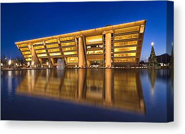 Dallas Skyline Photos Canvas Prints